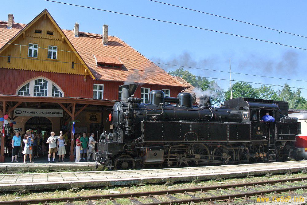 110 lat kolei Izerskiej parowóz Szklarska Poręba Górna